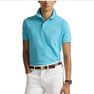 Polo Ralph Lauren Men's Teal Polo - LG